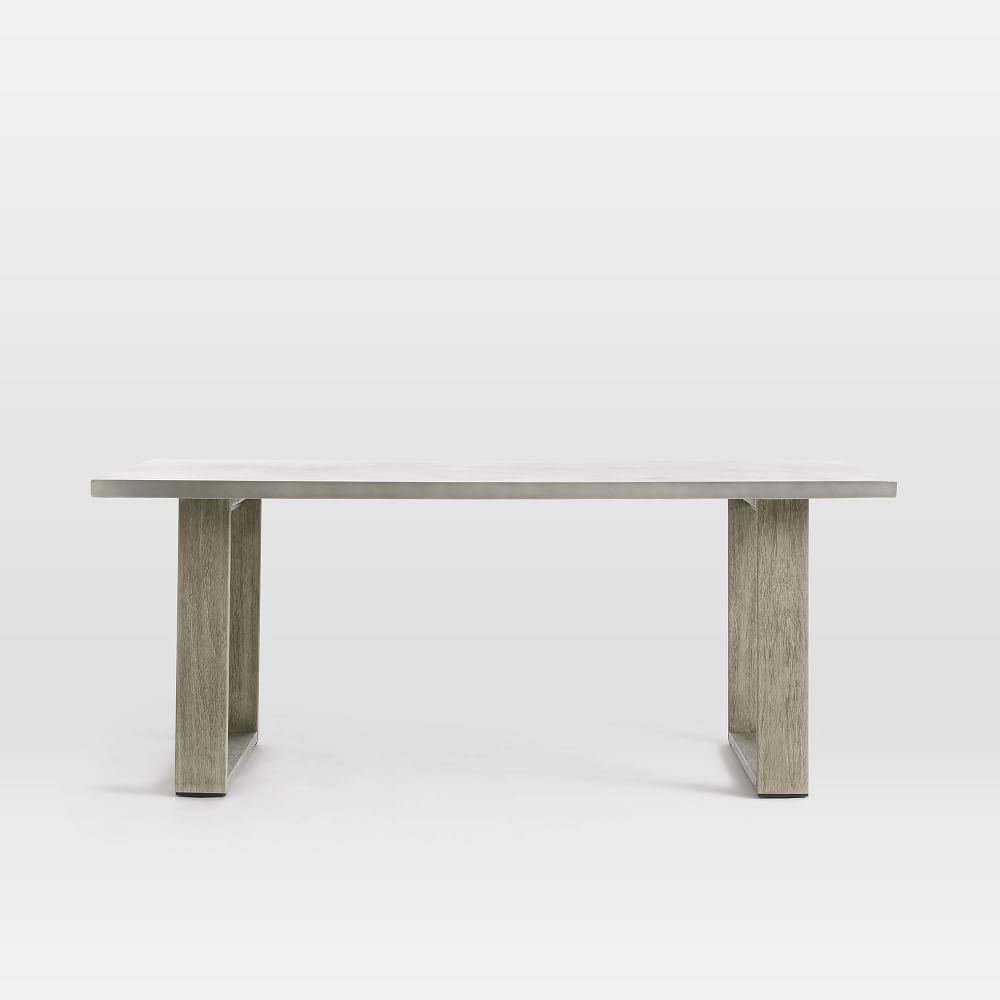 west elm concrete outdoor dining table