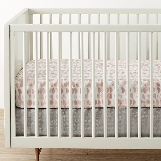 Organic Half Moon Crib Fitted Sheet 