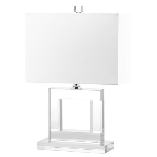 Crystal Square Table Lamp, Square Table Lamp Base