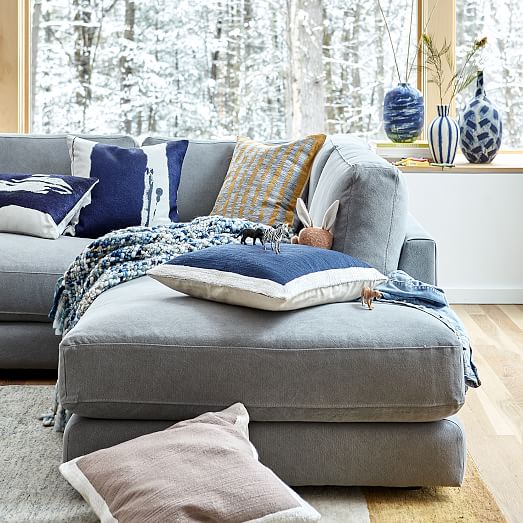 west elm couch cushions