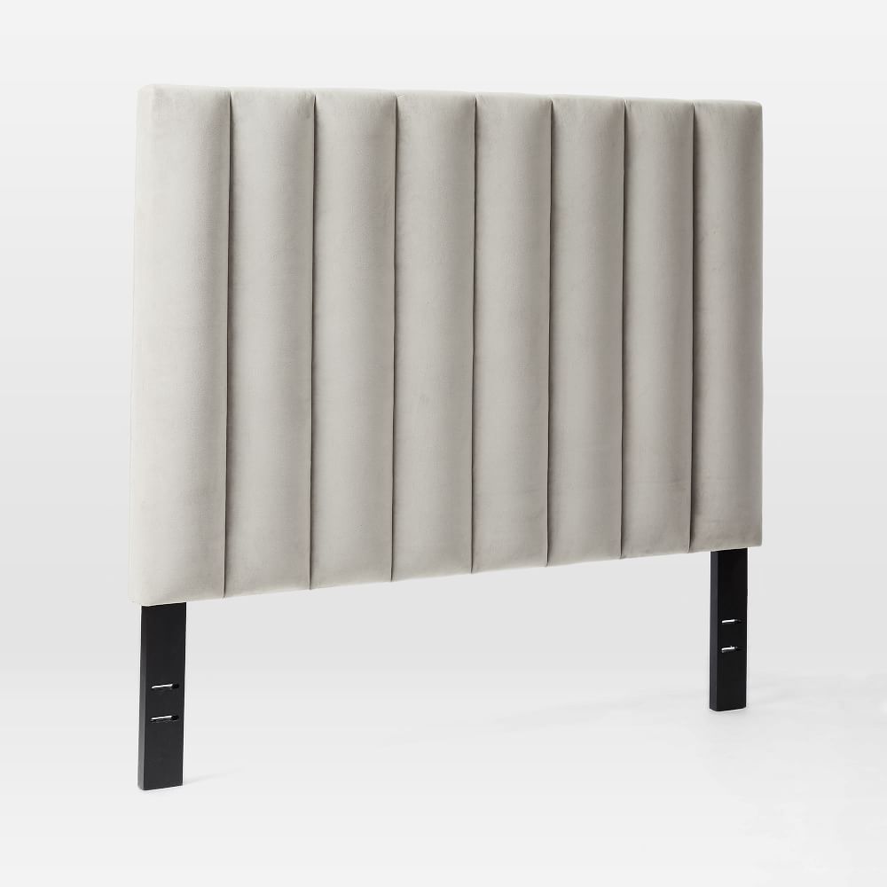 Channel Tufted Headboard Tall West Elm