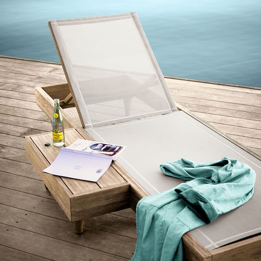 Portside Outdoor Low Textilene Chaise Lounger - West Elm Double Chaise Lounge Outdoor Portside Outdoor Low Textilene Chaise Lounger - West Elm Double Chaise Lounge Outdoor