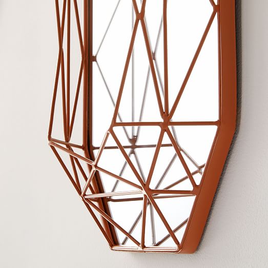 Geo Shape Mirror Wall Art