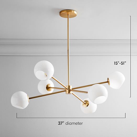 West Elm Modern Chandelier 2024 favors