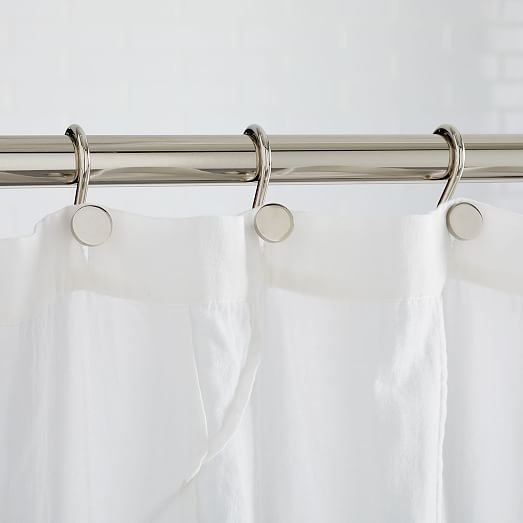 Modern Shower Curtain Rings Set Of 12, Outdoor Curtain Rings