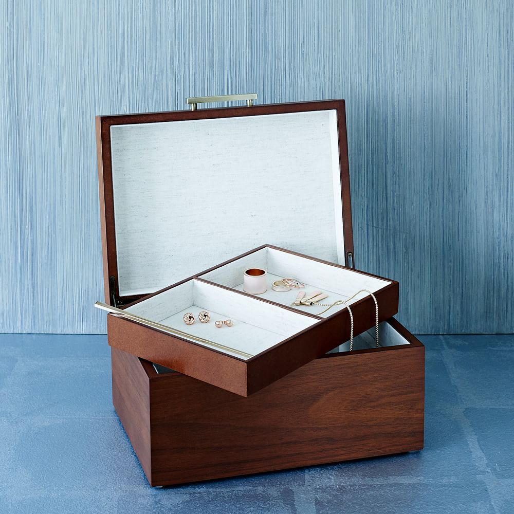 Upcycled jewelry box mid century design