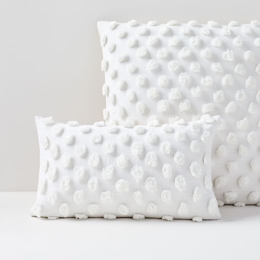 white pillows