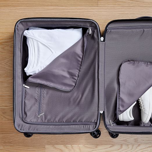 west elm hardside spinner luggage