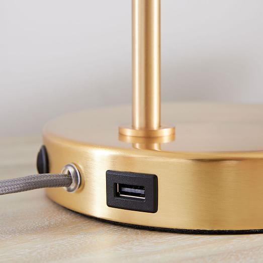 Gold lamp usb Clearance