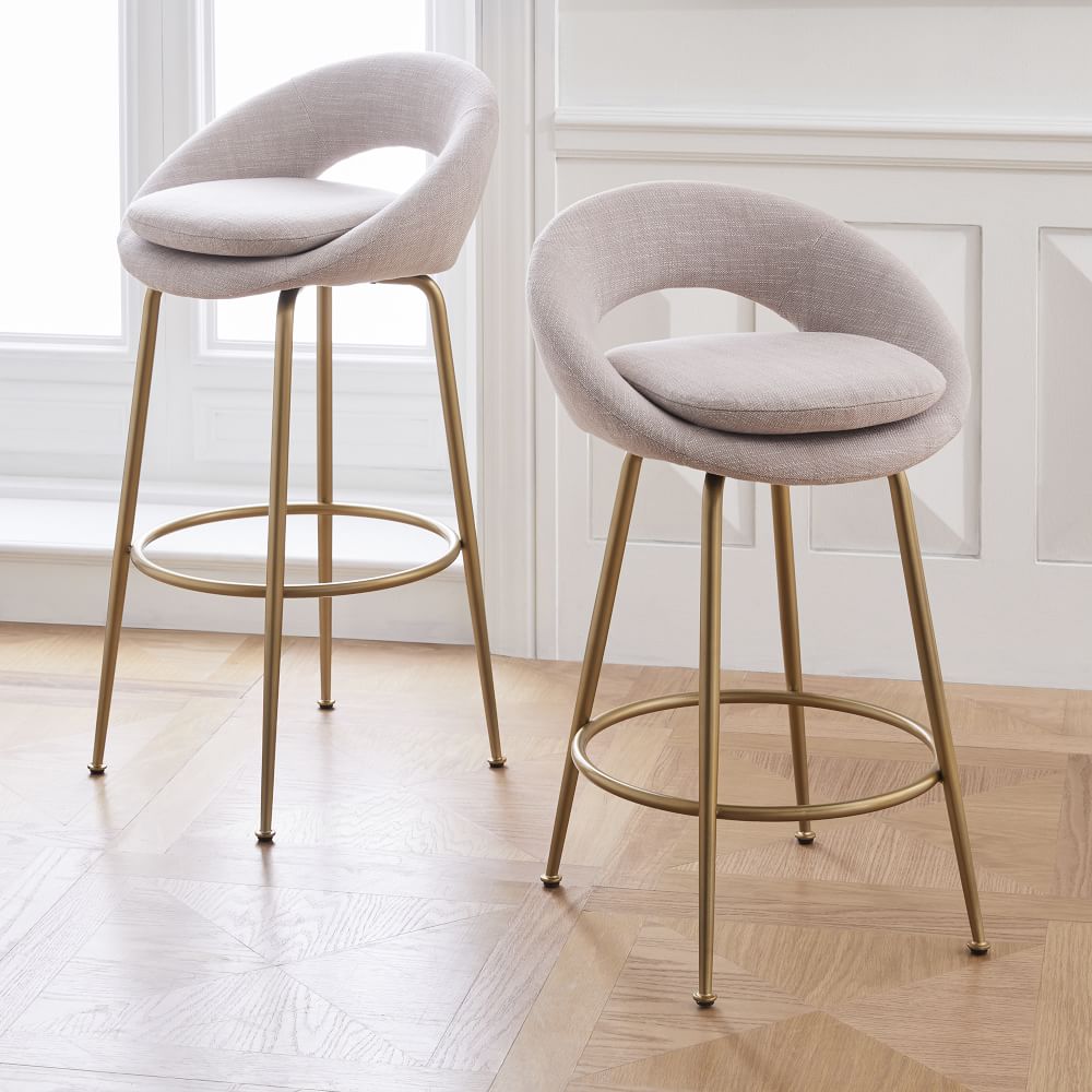 Orb Upholstered Bar Counter Stools