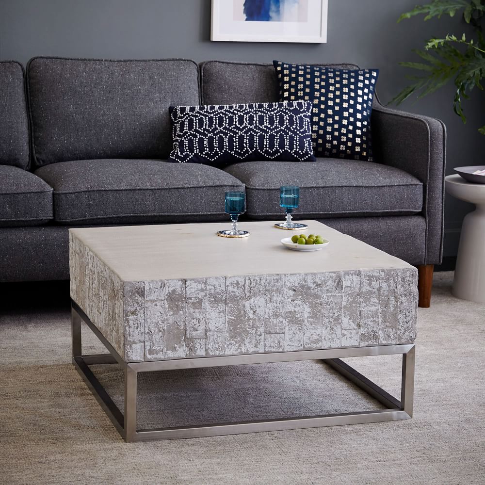 Pottery Barn Metropolitan Coffee Table / Pottery Barn Coffee Table Wild Country Fine Arts / This table uses 4×4 for the legs.