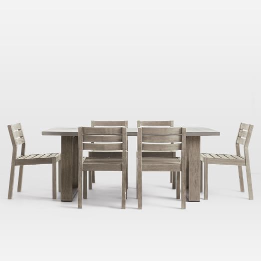 Concrete Outdoor Dining Table, Outdoor Dining Table Set