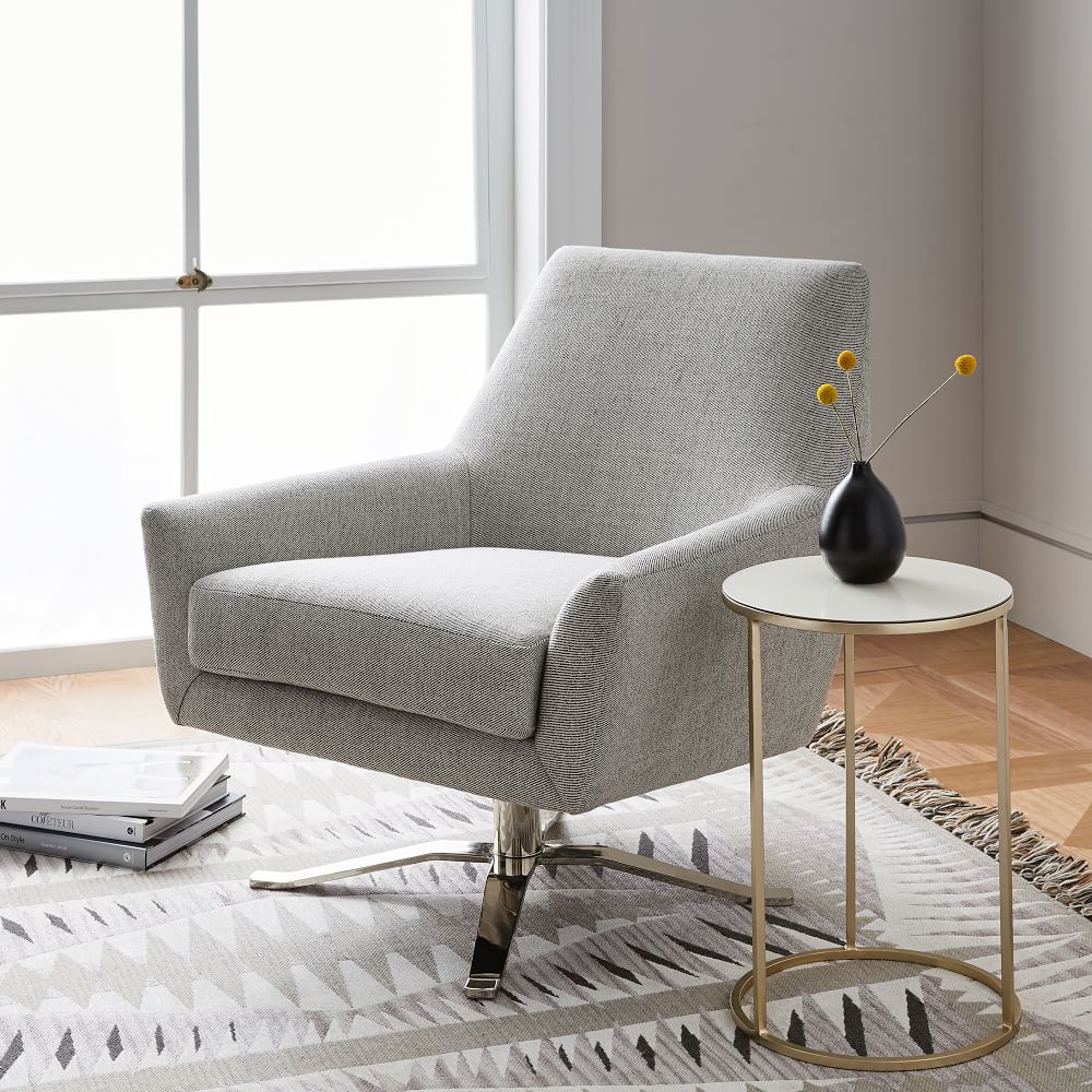 west elm swivel chair