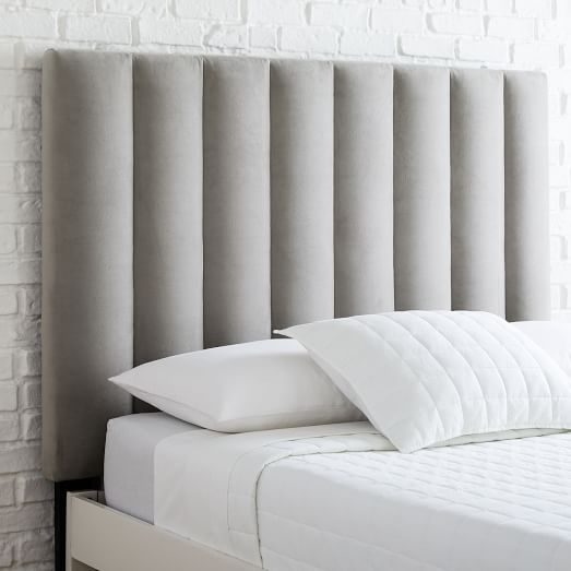 Channel Tufted Headboard Tall, Tall Queen Size Bed Frame With Headboard