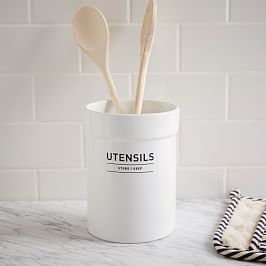 Utility Kitchen Canisters White Kitchen Storage Solutions