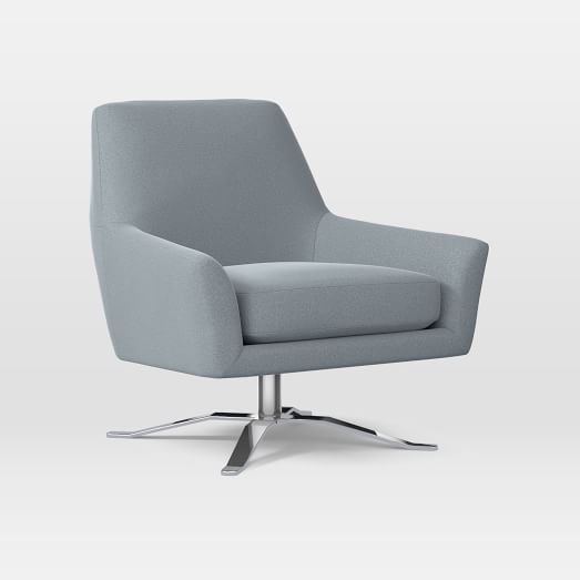 grey swivel chair