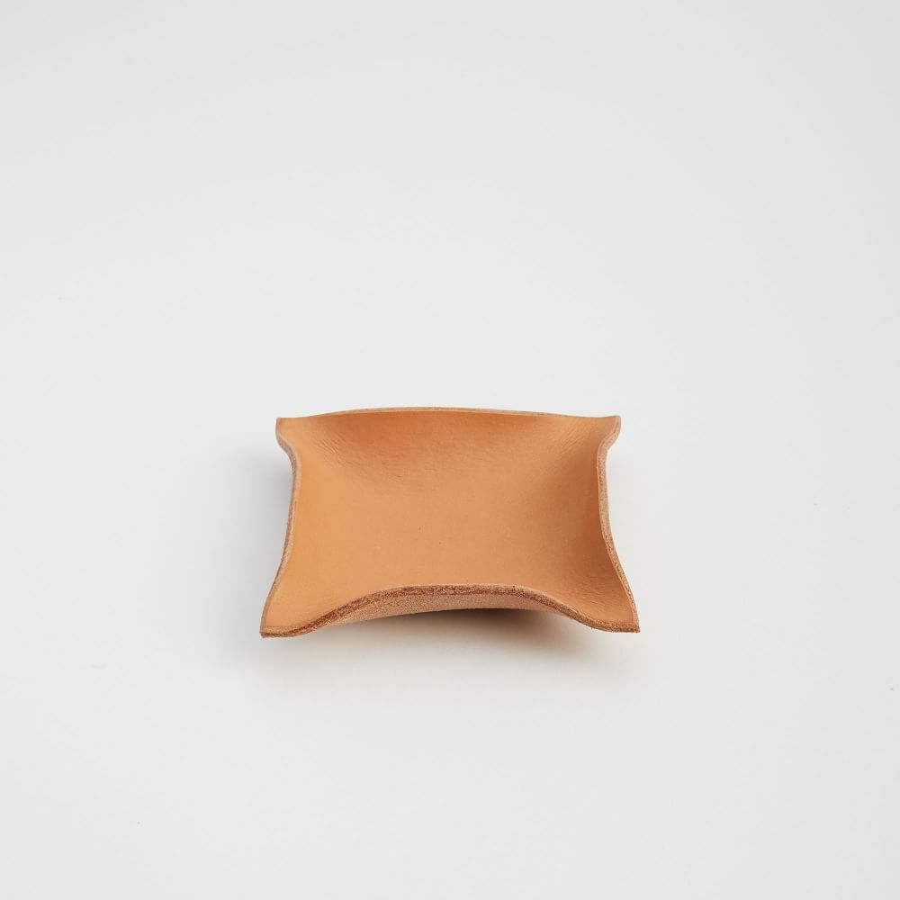 Shop Made Solid Hand-Shaped Leather Tray from West Elm on Openhaus