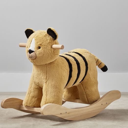 plush nursery rocker