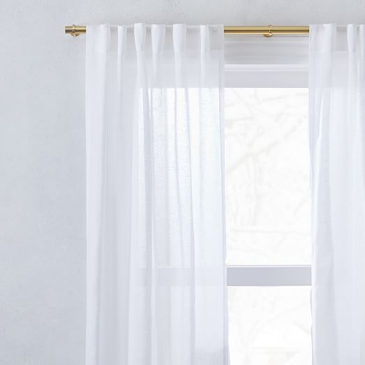 Sheer European Flax Linen Curtain White Sheer European Flax Linen Curtain White, Long White Sheer Curtains