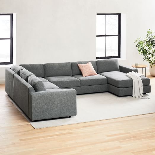 Urban 4 Piece Chaise Sectional, 4 Piece Sectional Sofa With Chaise