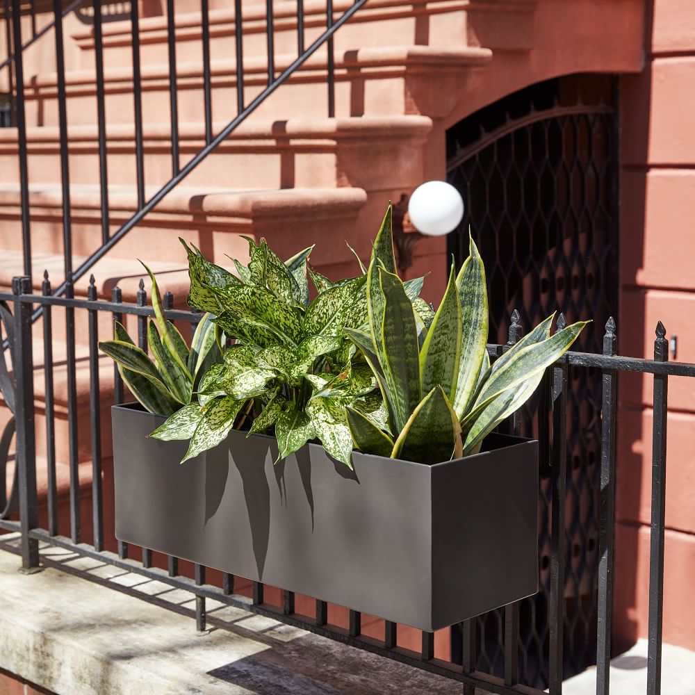 Streamline Railing Planter | West Elm