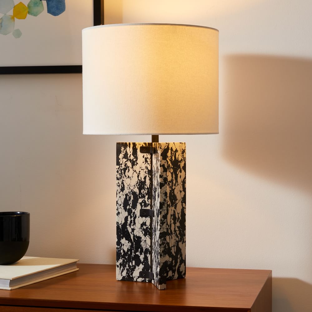 Marble Slab Table Lamp