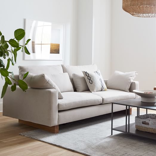 Harmony Sofa, Macy’s White Leather Sofa