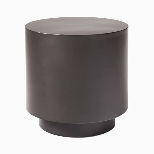 Tucker Round Drum Side Table Tucker Round Drum Side Table, Round Drum End Table