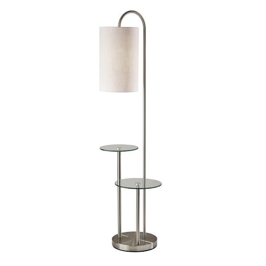Deco Shelf Floor Lamp, Floor Lamp With Shelves
