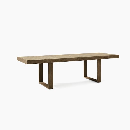 Portside Outdoor Expandable Dining Table, Outdoor Farm Table
