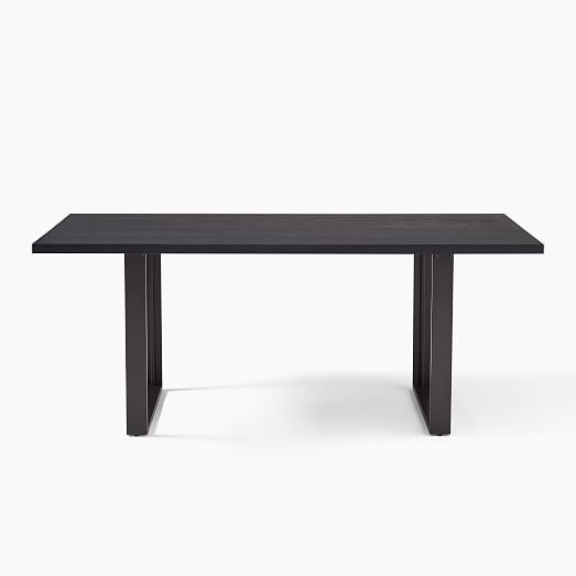 west elm black dining table