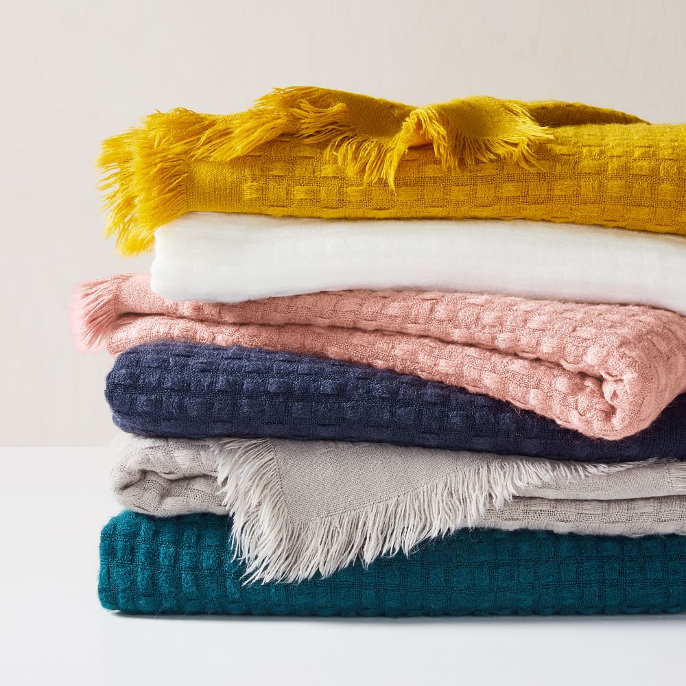 West Elm Waffle Weave Throw West Elm Waffle Weave Throw