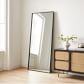 Thin Metal Floor Mirror | West Elm