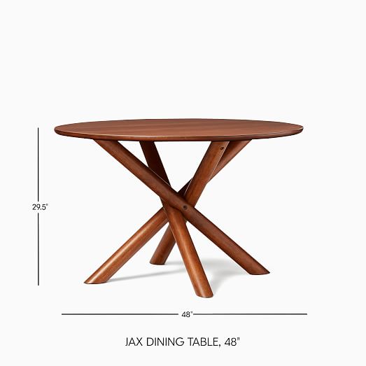 Jax Round Dining Table, West Elm Round Dining Table White