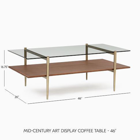 Mid-Century Art Display Coffee Table | West Elm