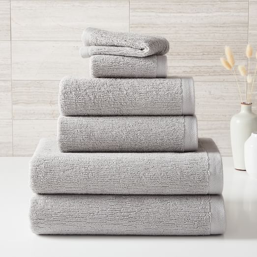 Organic Quick-Dry Textured Bath Towel Sets