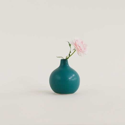Paper & Clay Bulb Bud Vase