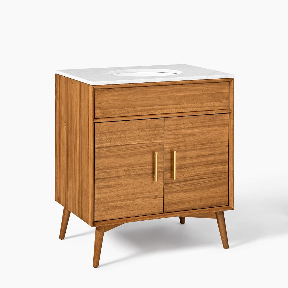 Mid-Century Single Bathroom Vanity (31.5&amp;quot;) - Acorn