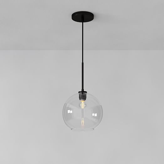 Sculptural Glass Globe Pendant Clear Sculptural Glass Globe Pendant Clear, Clear Globe Pendant Light Fixtures