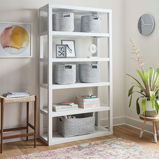 Parsons Tower Bookcases Shelving, West Elm Tiered Tower Bookcase