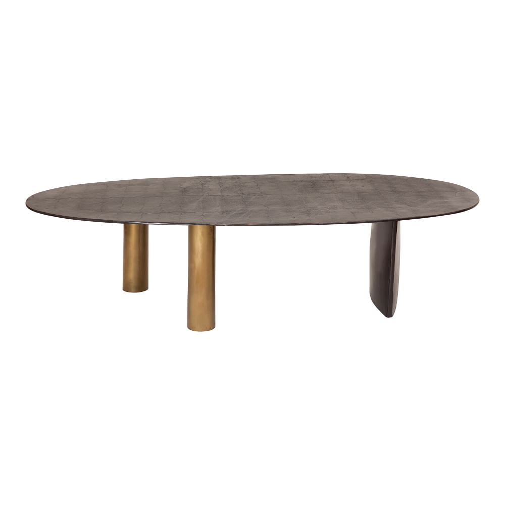 Aluminum Flat Leg Coffee Table West Elm