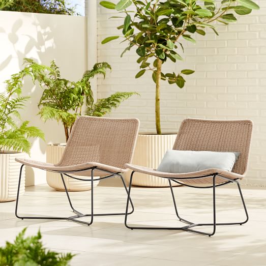 Outdoor Slope Lounge Chair, West Elm Outdoor Furniture