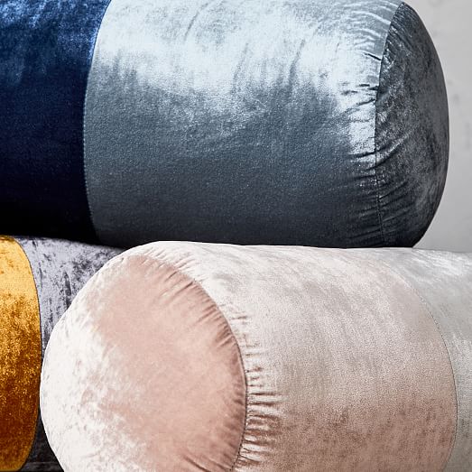 small cylindrical pillow