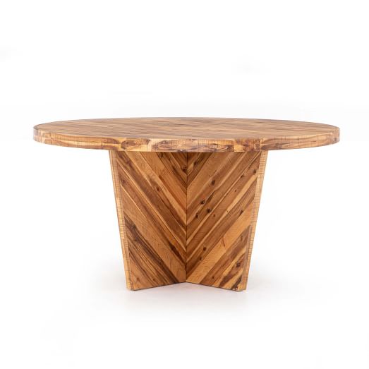 Alexa Round Dining Table, Round Plywood Dining Table