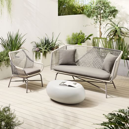 Huron Outdoor Lounge Chair & Cushion West Elm