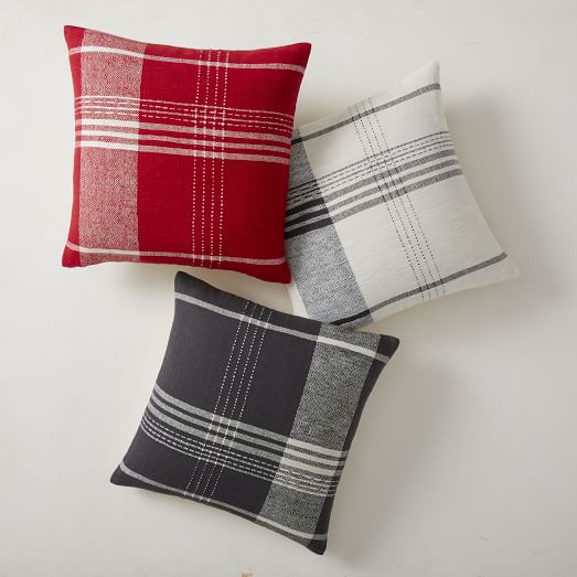 plaid pillows