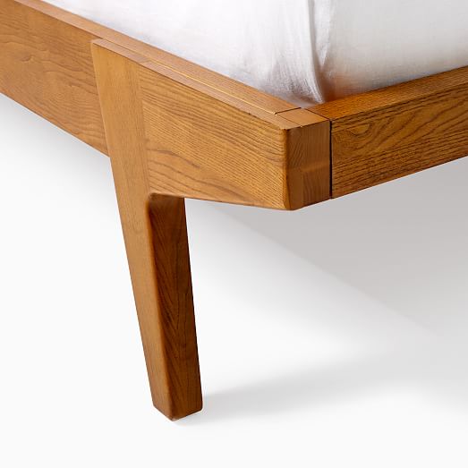 Modern Bed, West Elm Solid Wood Headboard Queen Size