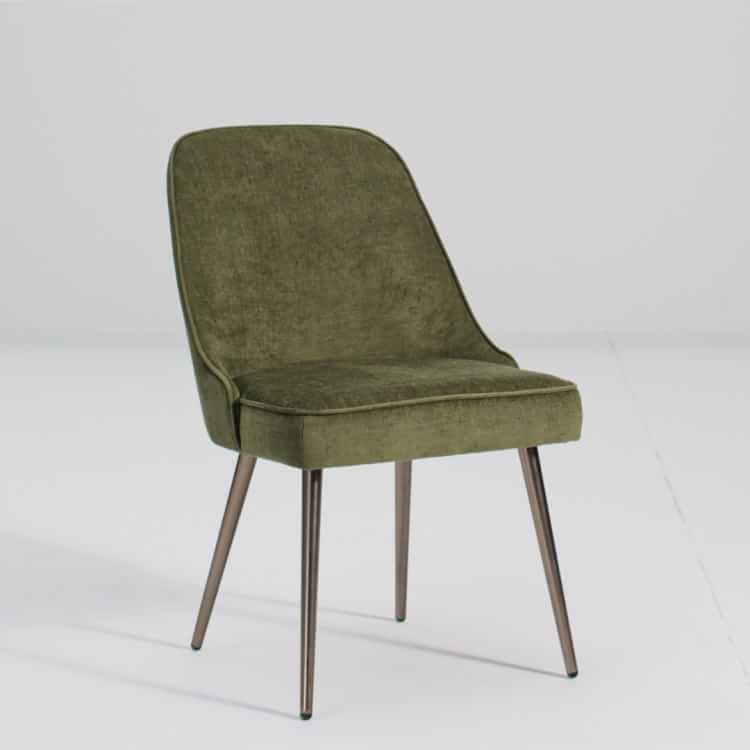 Mid Century Upholstered Dining Chair, Mid Century Modern Dining Chairs Metal Legs
