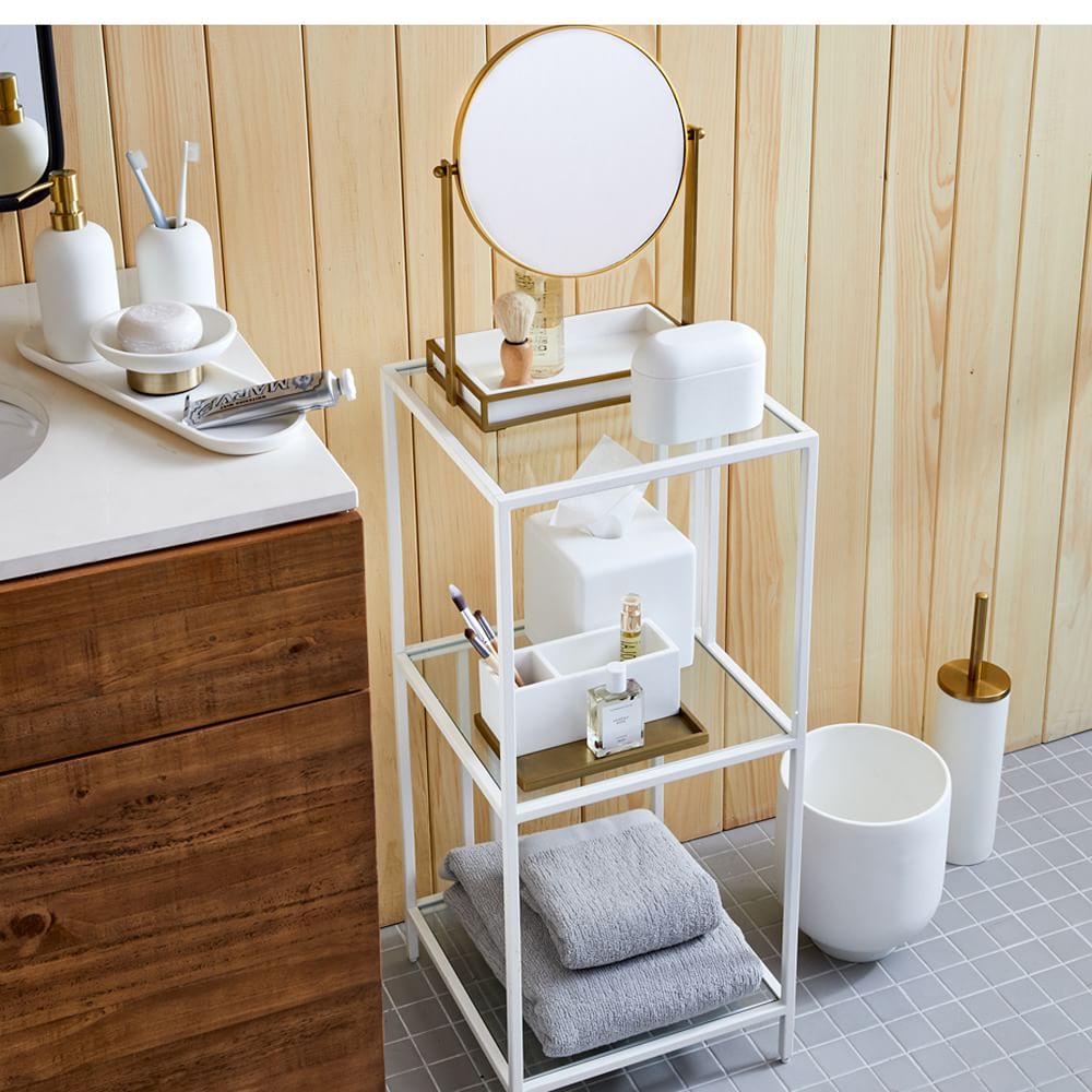 Modern Resin Stone Bathroom Accessories West Elm