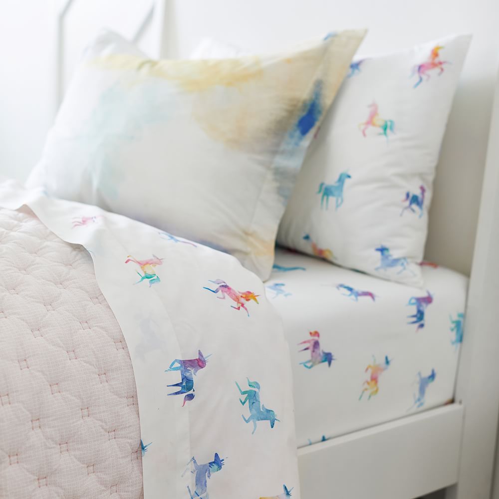 pottery barn unicorn bedding